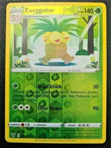 Exeggutor [Reverse Holo] - Pokemon Vivid Voltage #5