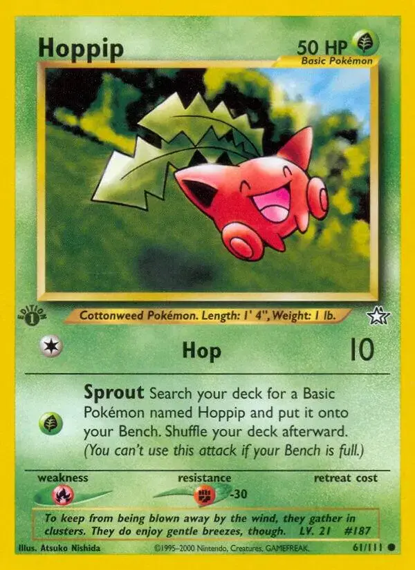 Hoppip [1st Edition] - Pokemon Neo Genesis #61