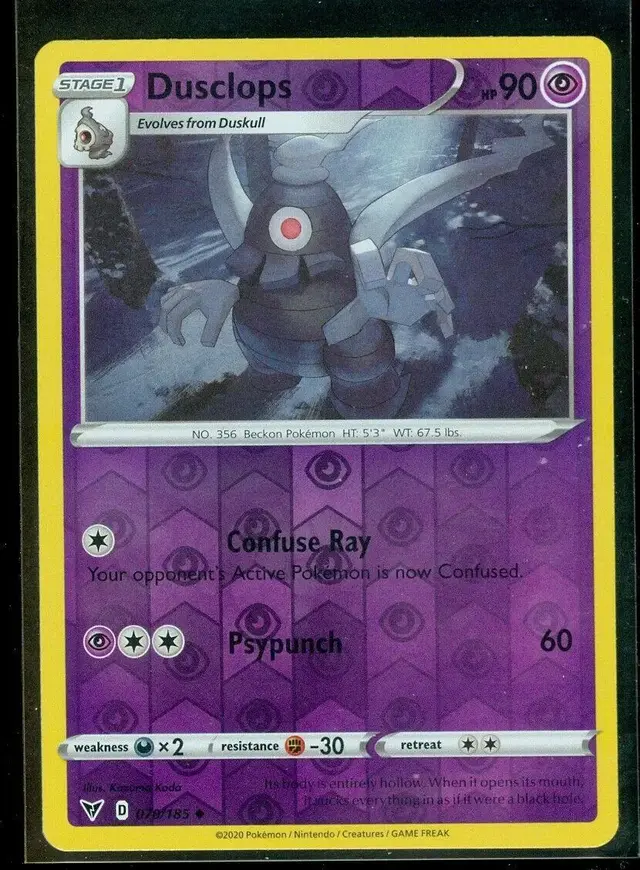 Dusclops [Reverse Holo] - Pokemon Vivid Voltage #70