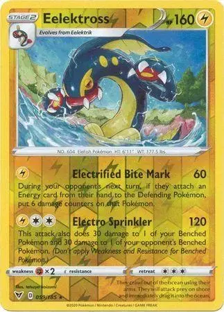 Eelektross [Reverse Holo] - Pokemon Vivid Voltage #59