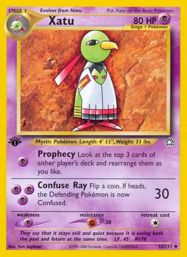 Xatu [1st Edition] - Pokemon Neo Genesis #52