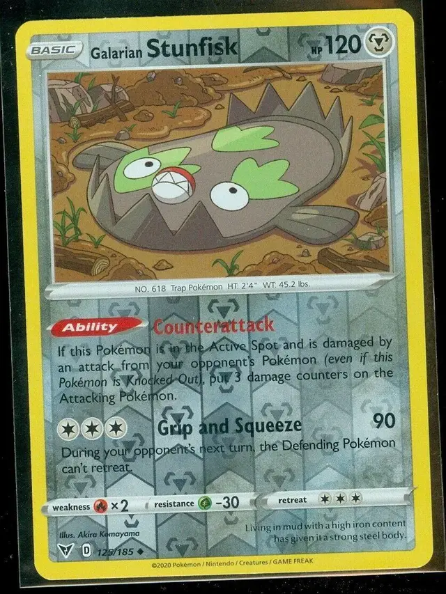Galarian Stunfisk [Reverse Holo]