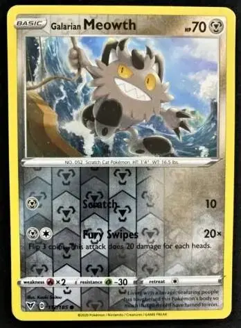 Galarian Meowth [Reverse Holo]