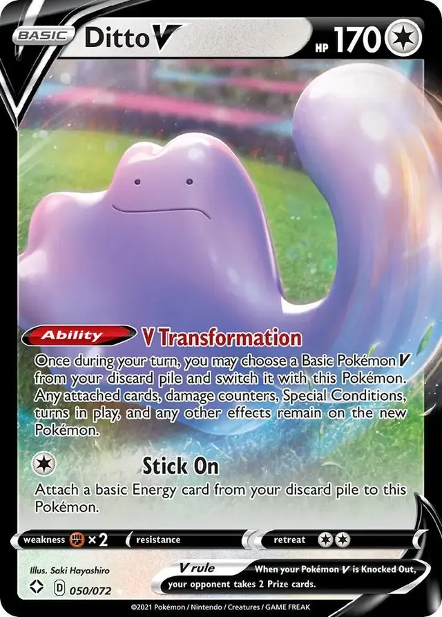 Ditto V - Pokemon Shining Fates #50