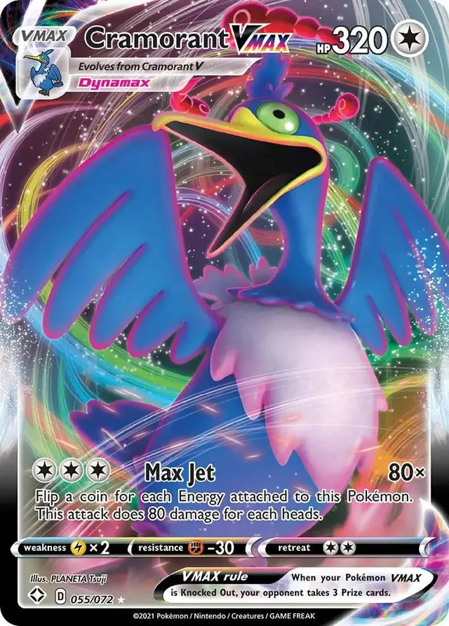Cramorant VMAX - Pokemon Shining Fates #55