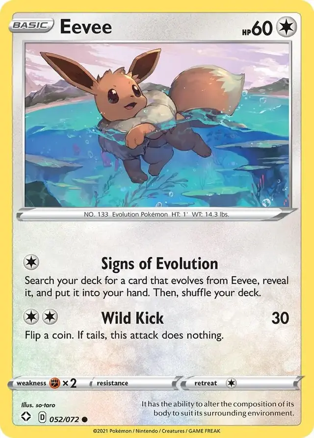 Eevee - Pokemon Shining Fates #52
