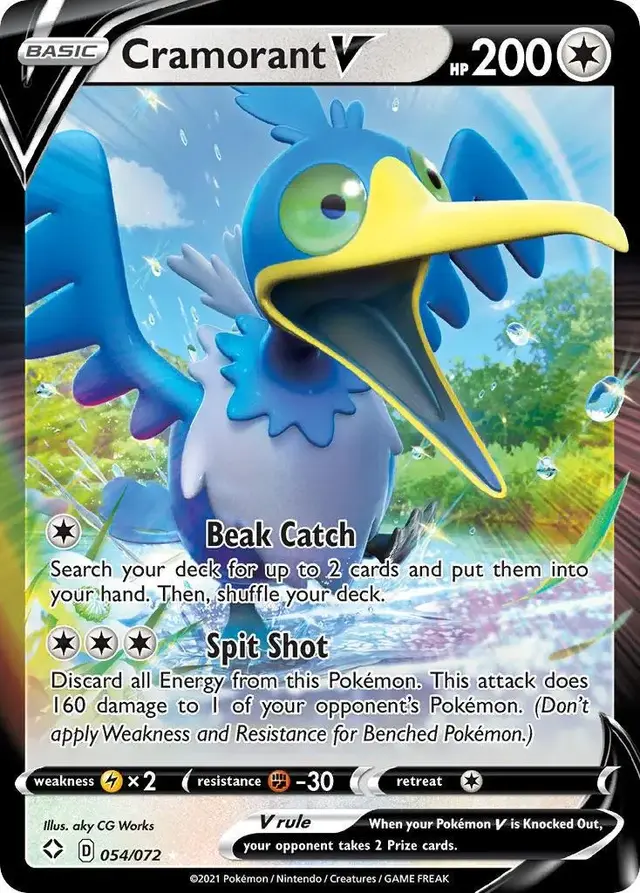 Cramorant V - Pokemon Shining Fates #54