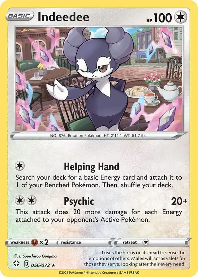 Indeedee - Pokemon Shining Fates #56