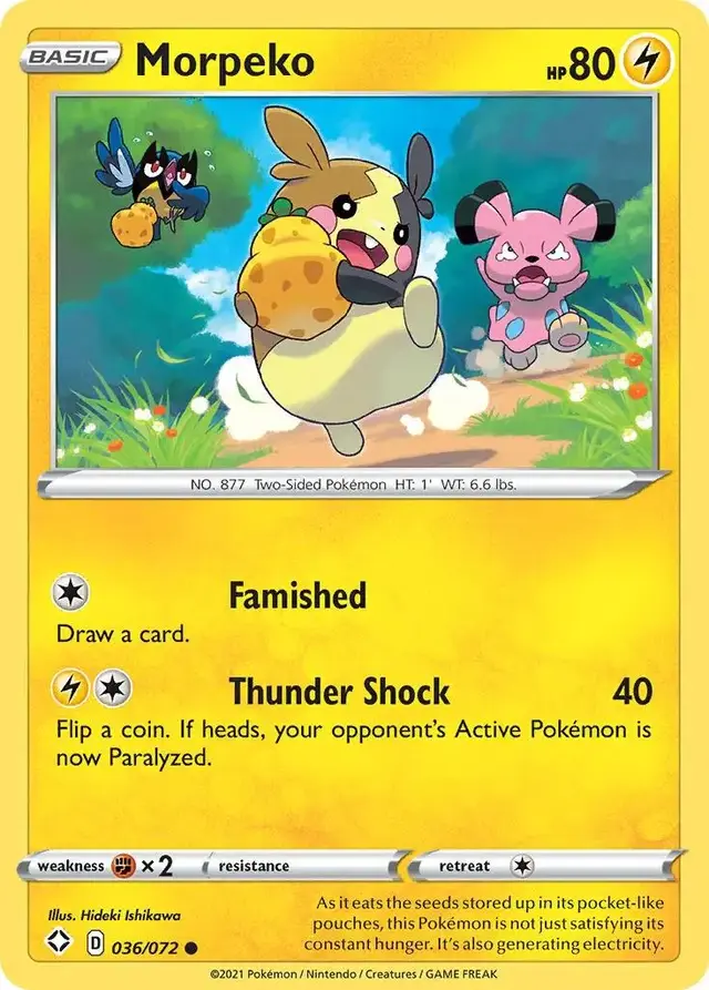 Morpeko - Pokemon Shining Fates #36