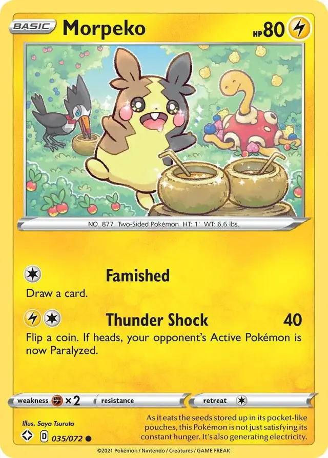 Morpeko - Pokemon Shining Fates #35