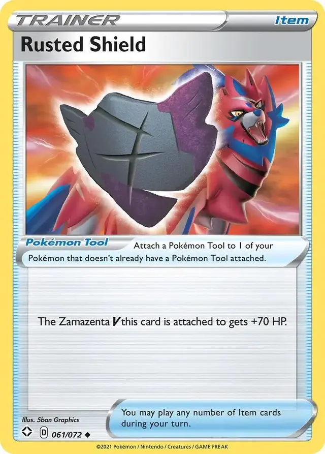 Rusted Shield - Pokemon Shining Fates #61