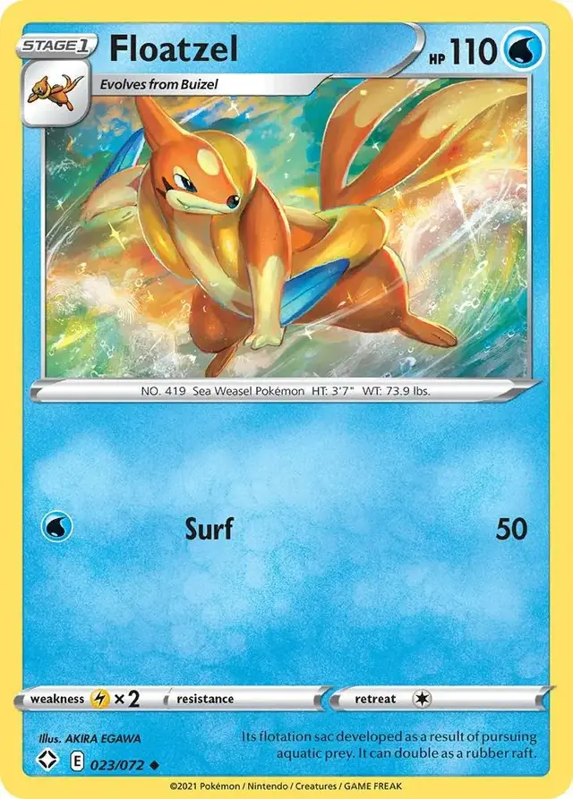 Floatzel - Pokemon Shining Fates #23