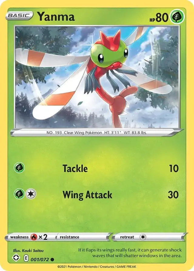 Yanma - Pokemon Shining Fates #1