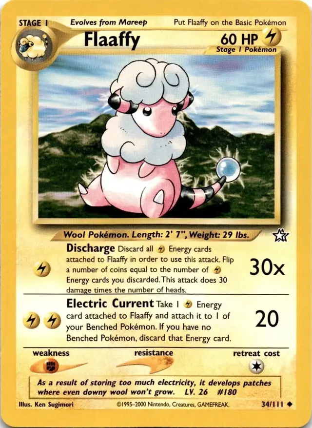 Flaaffy - Pokemon Neo Genesis #34