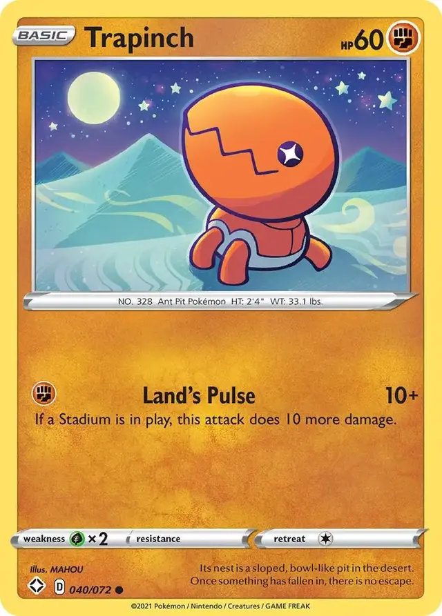 Trapinch - Pokemon Shining Fates #40
