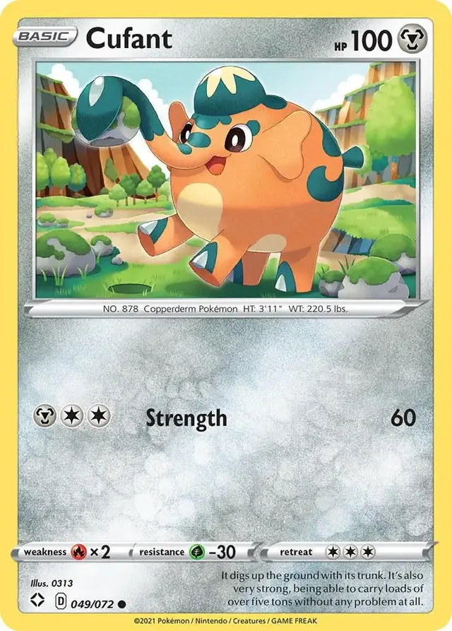 Cufant - Pokemon Shining Fates #49
