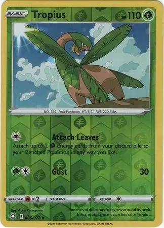 Tropius [Reverse Holo] - Pokemon Shining Fates #5