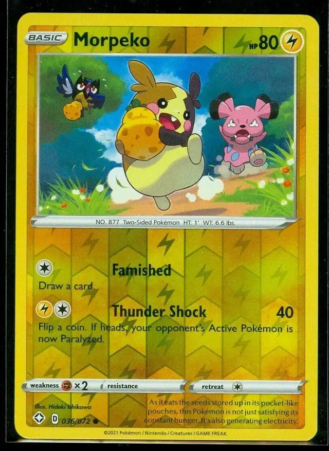 Morpeko [Reverse Holo] - Pokemon Shining Fates #36