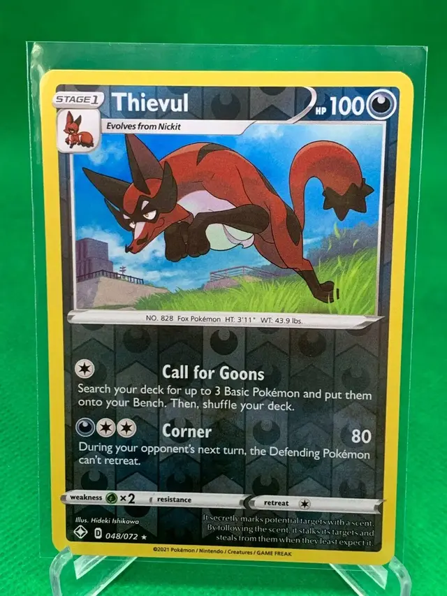 Thievul [Reverse Holo] - Pokemon Shining Fates #48