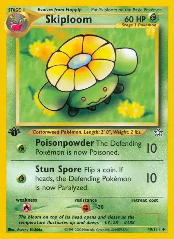 Skiploom [1st Edition] - Pokemon Neo Genesis #49