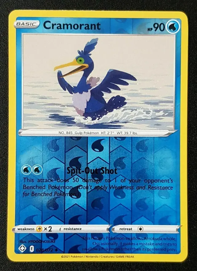 Cramorant [Reverse Holo] - Pokemon Shining Fates #28