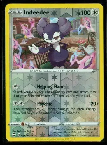 Indeedee [Reverse Holo] - Pokemon Shining Fates #56