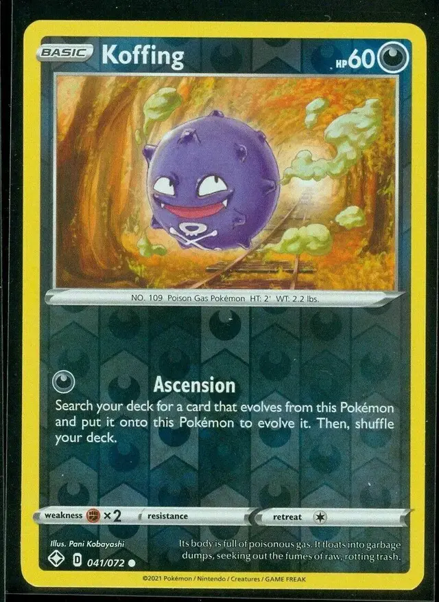 Koffing [Reverse Holo] - Pokemon Shining Fates #41