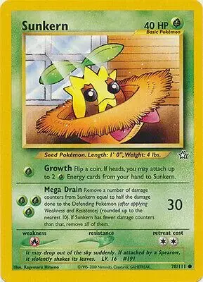 Sunkern - Pokemon Neo Genesis #78