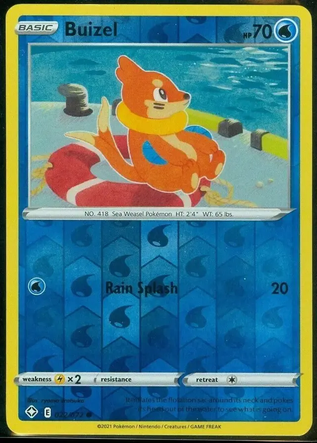 Buizel [Reverse Holo] - Pokemon Shining Fates #22