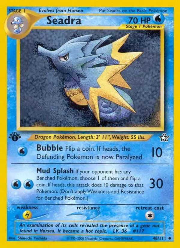 Seadra [1st Edition] - Pokemon Neo Genesis #48