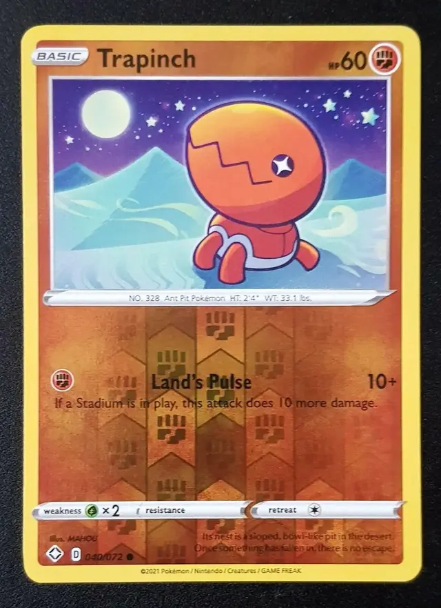 Trapinch [Reverse Holo] - Pokemon Shining Fates #40