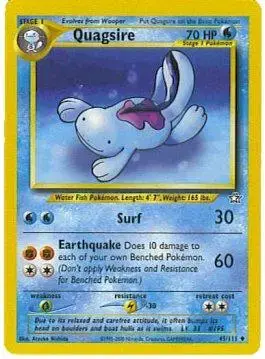 Quagsire - Pokemon Neo Genesis #45