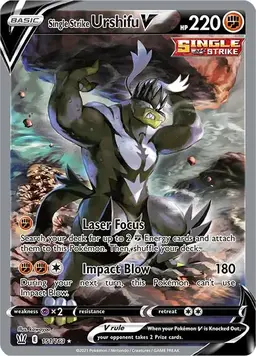 Single Strike Urshifu V 151 - Pokemon Battle Styles