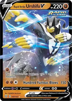 Rapid Strike Urshifu V 87 - Pokemon Battle Styles