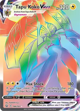 Tapu Koko VMAX 166 - Pokemon Battle Styles