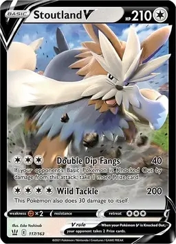 Stoutland V 117 - Pokemon Battle Styles