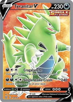 Tyranitar V 154 - Pokemon Battle Styles