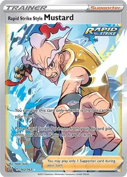 Rapid Strike Style Mustard 162 - Pokemon Battle Styles