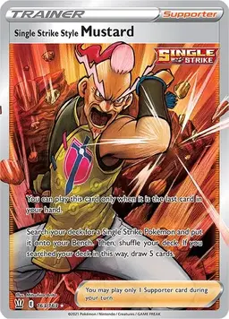 Single Strike Style Mustard 163 - Pokemon Battle Styles