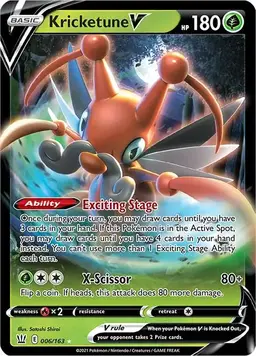 Kricketune V 6 - Pokemon Battle Styles