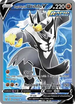 Rapid Strike Urshifu V 152 - Pokemon Battle Styles