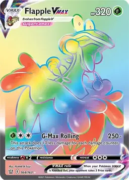 Flapple VMAX 164 - Pokemon Battle Styles
