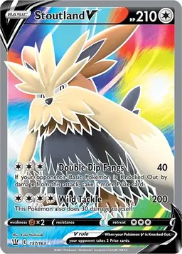 Stoutland V 157 - Pokemon Battle Styles