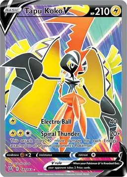 Tapu Koko V 147 - Pokemon Battle Styles