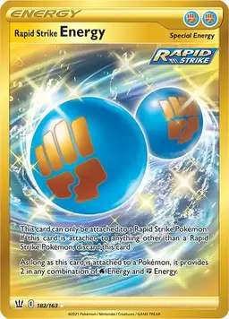 Rapid Strike Energy 182 - Pokemon Battle Styles