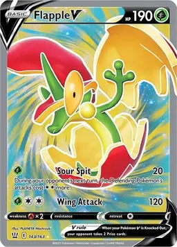 Flapple V 143 - Pokemon Battle Styles