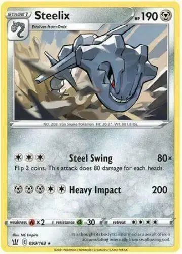 Steelix [Holo] - Pokemon Battle Styles #99