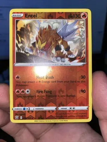 Entei [Reverse Holo] - Pokemon Battle Styles #20
