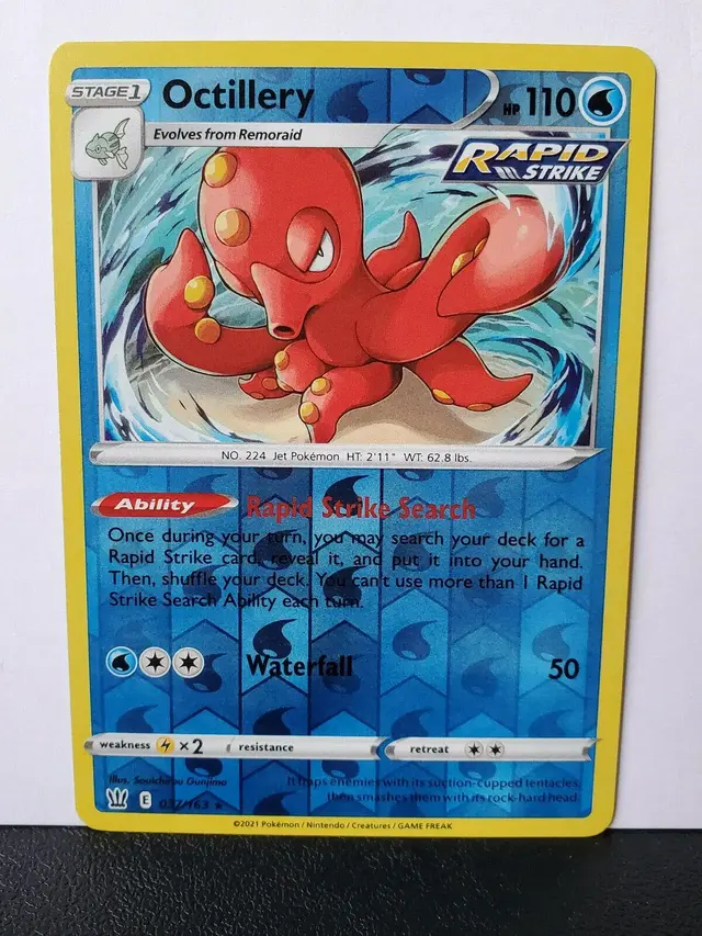 Octillery [Reverse Holo] - Pokemon Battle Styles #37