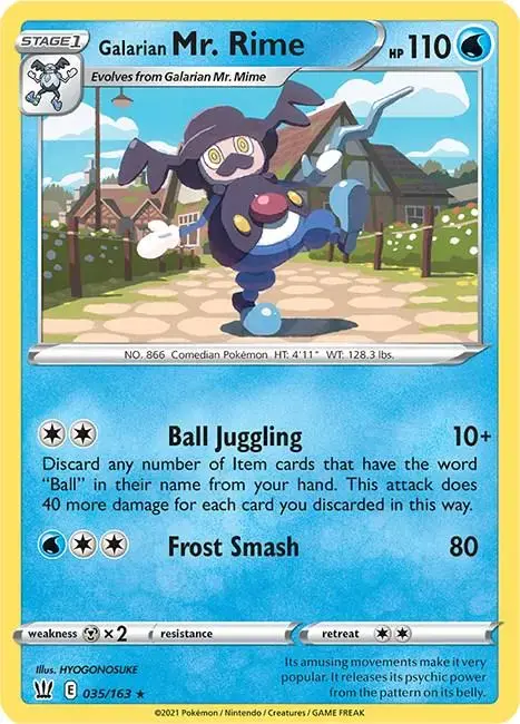 Galarian Mr. Rime - Pokemon Battle Styles #35